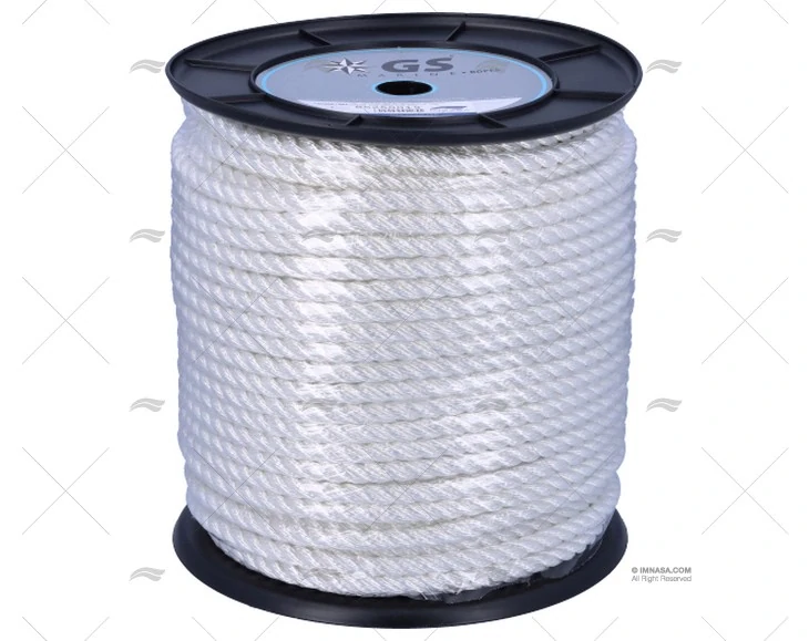 Mooringové lano bílé, průměr 10mm 1m