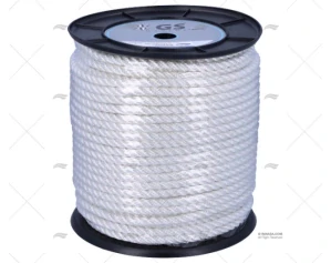 Mooringové lano bílé, průměr 10mm 1m