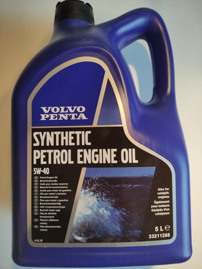 Volvo Penta olej pro zážehové motory SAE 5W-40 CatReady /kanystr 5 l/