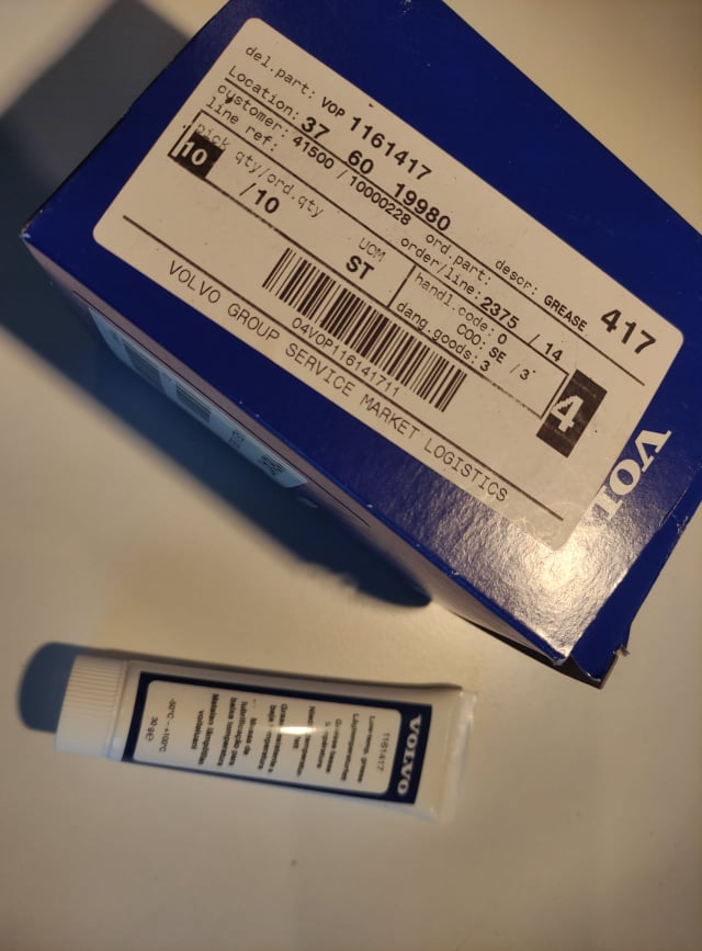Volvo Penta tuk odolný vysokým teplotám, tuba, NLGI 1