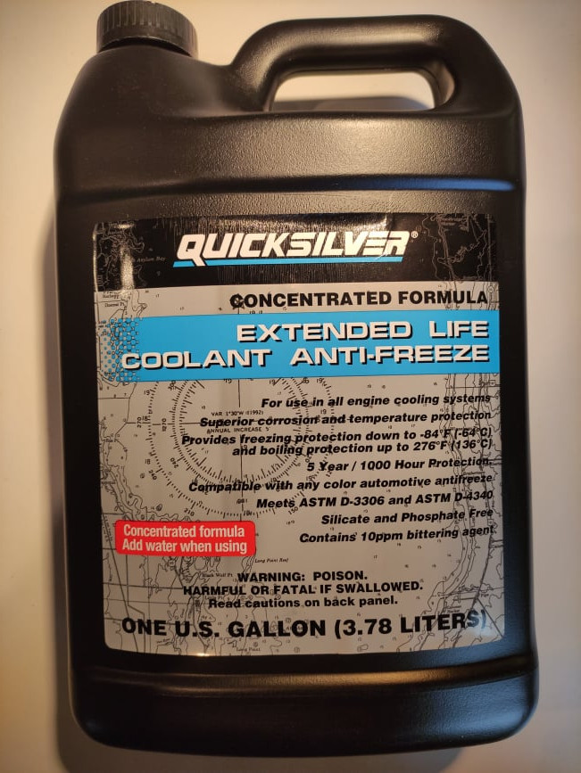 Mercury naředěná nemrznoucí kapalina originál QuickSilver