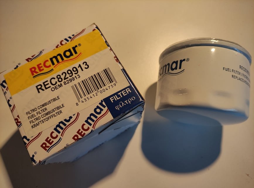 REC829913 palivový filtr 2001…2003, MD 1, 5, 6, 11, TD 30…45