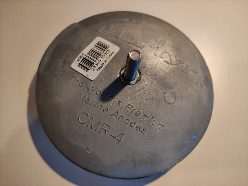 CMR-4 anoda na klapky / kormidla, zinek, 120 mm, CMR, pár