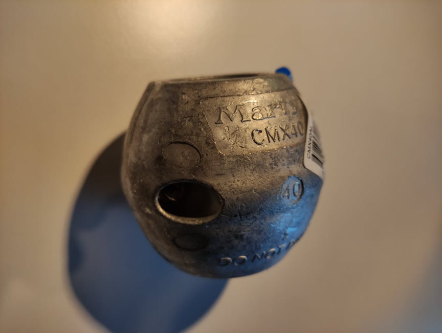 CMX-40A anoda hřídele, 40, hliník