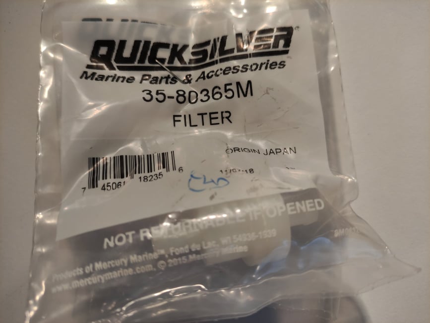 Mercury palivový filtr 8…15 4-takt