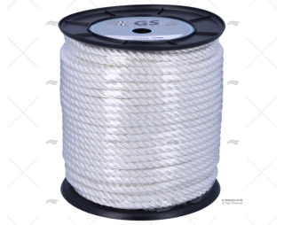 Mooringové lano bílé, průměr 10mm 1m