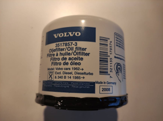 Volvo Penta olejový filtr 151, 230, 250/AQ/D21/D22/D30...D42