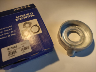 Volvo Penta anoda k propelleru, prstenec, zinek S120C