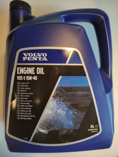 Volvo Penta olej D/B<08/V6/V8 15W-40 VDS-3, ACEA E7, API CI-4 mineral, 5 l