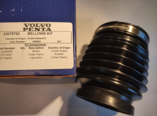 Volvo Penta manžeta kardanu SP/SX, kit /3854127 vč. pásky 22274887
