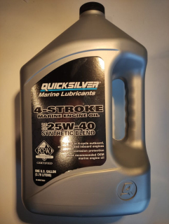Mercury motorový olej Quicksilver M L 25W-40, syntetický