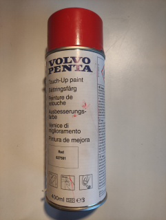 Volvo Penta barva na motor, spray, červená 0,4 l